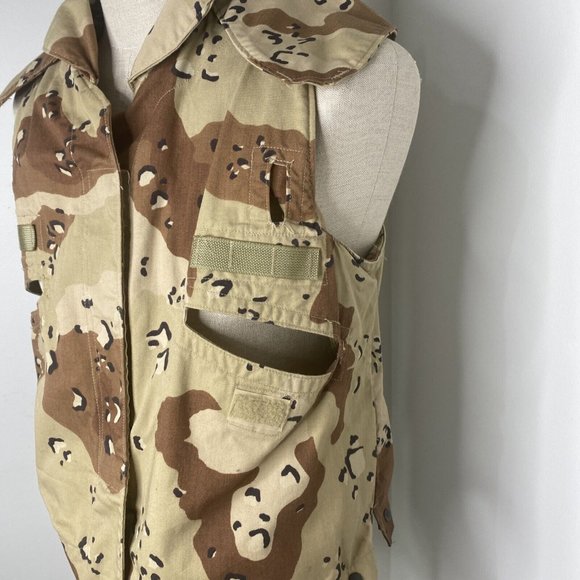 US Military Issue Desert Camo PASGT Vest Cover Size X Small 3 Color - Picture 2 of 7
